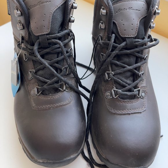Eddie Bauer Shoes Eddie Bauer Brad Brown Leather Waterproof Hiking